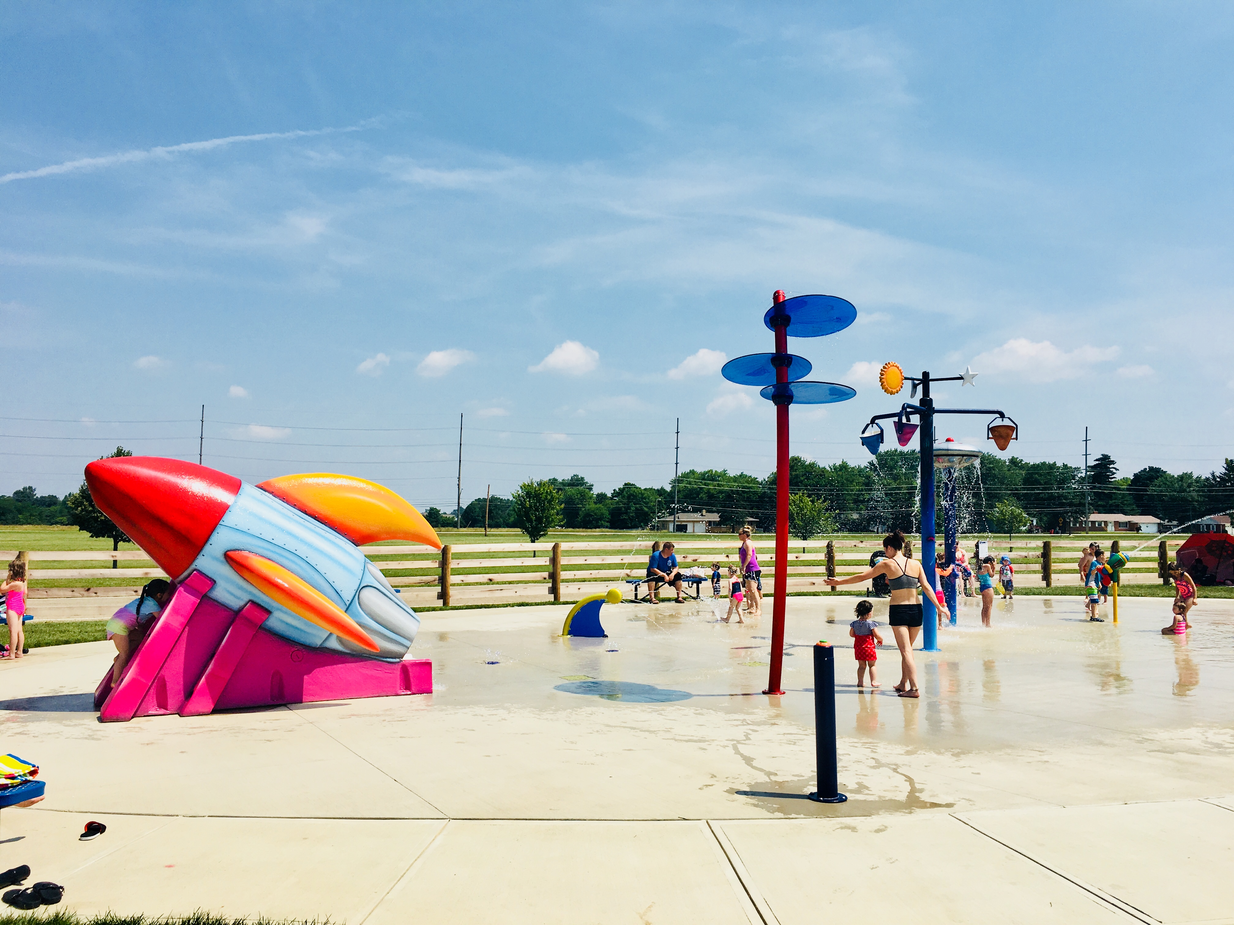 Fryer Park Splash Pad and Playground, Grove City, Ohio