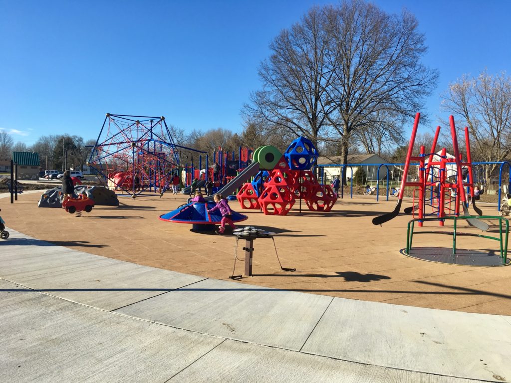 Playground at Sunpoint Park in Gahanna.