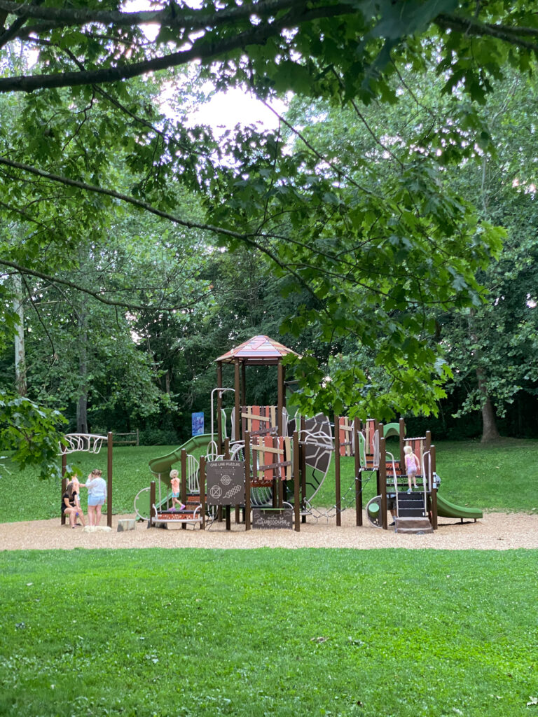 Playground area at Battelle Darby Creek Metro Park.