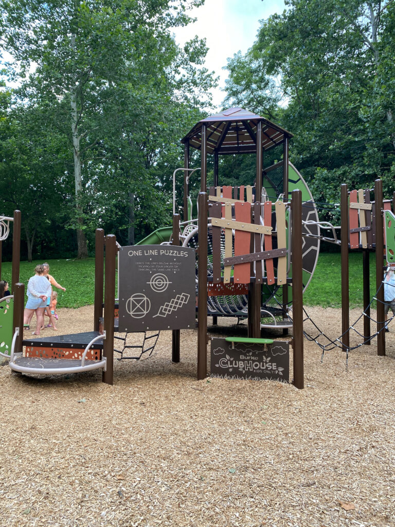New playground at Battelle Darby Creek Metro Park.