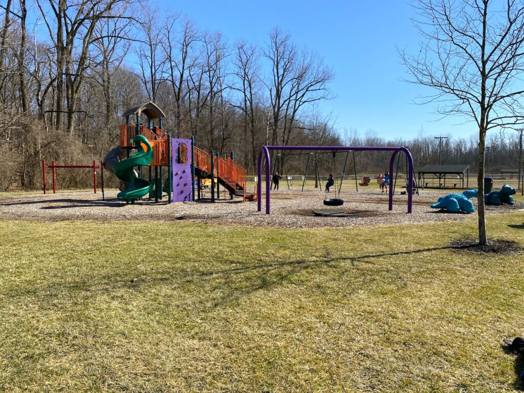 The playground area at Academy Park in Gahanna.