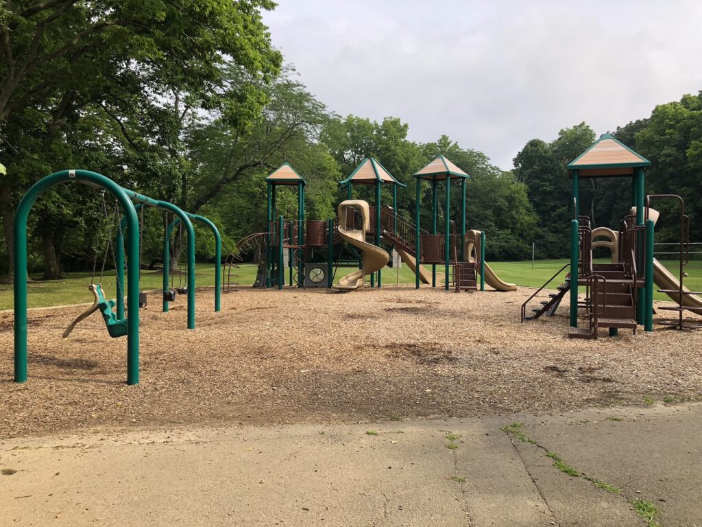 Playground at Scioto Park in Dublin, Ohio.