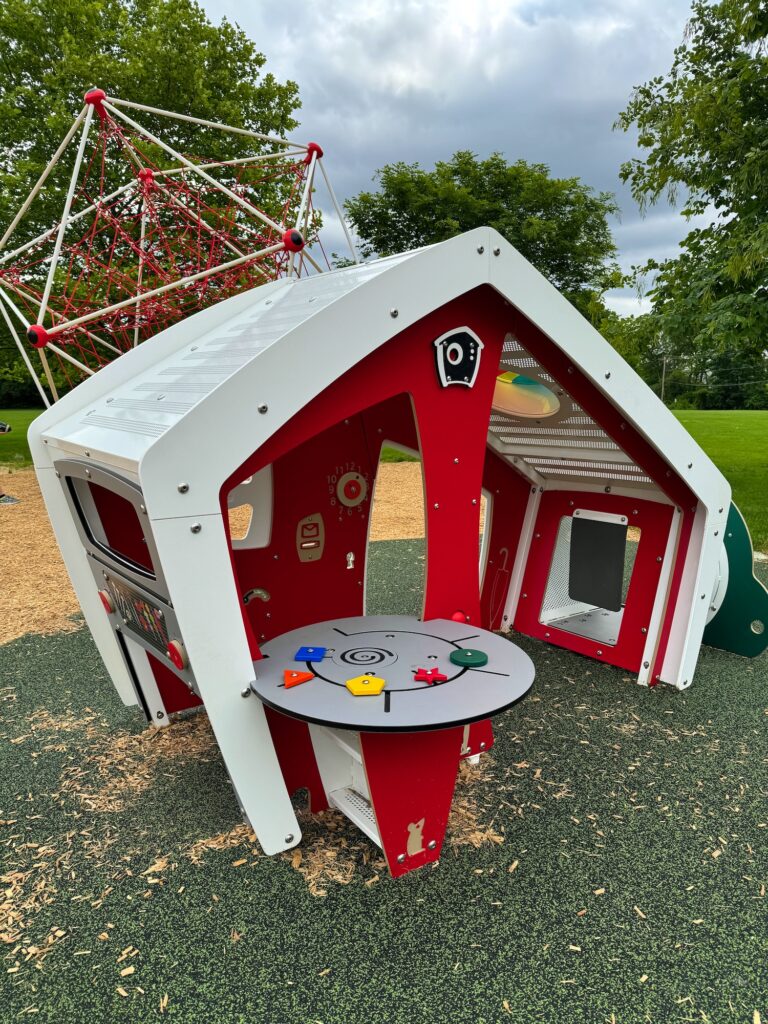 A playhouse for toddlers.