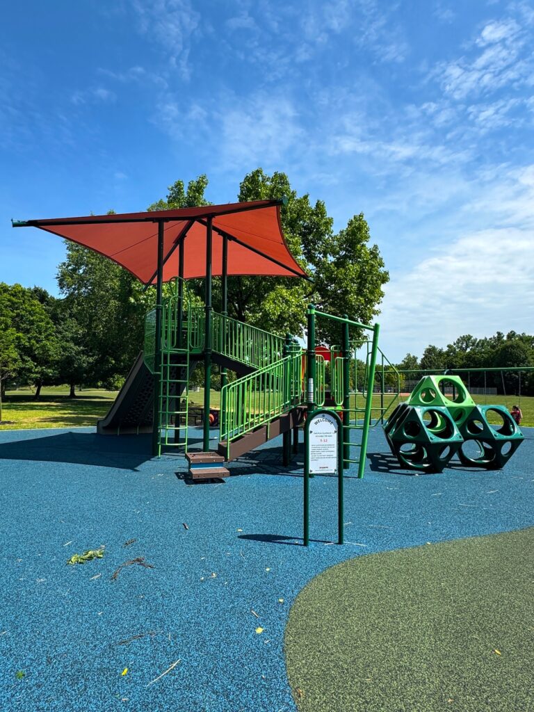 The larger play structure for ages 5-12.